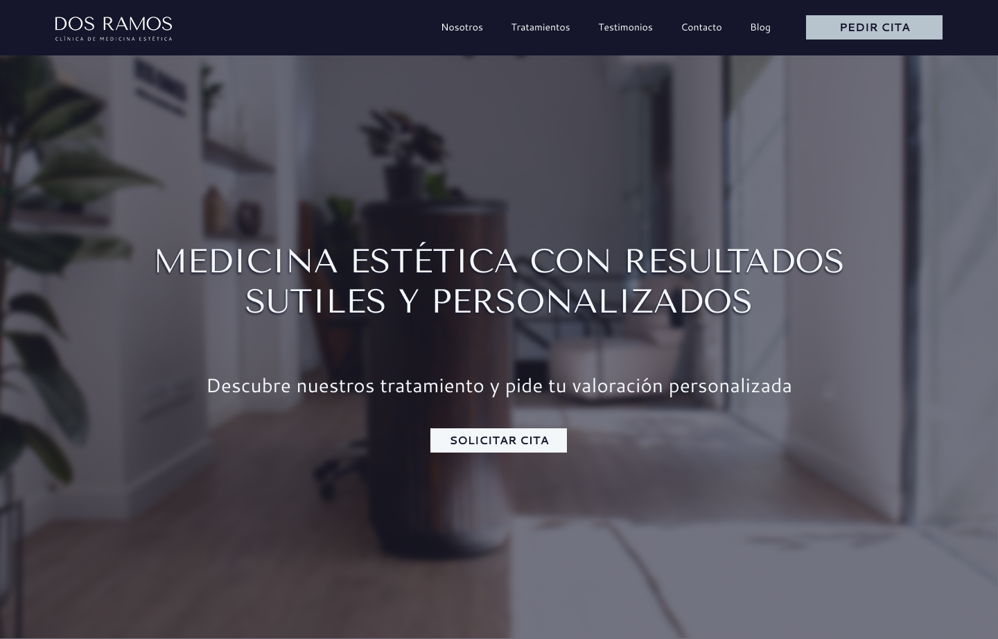 Clinica Dos Ramos: diseño web para Google Ads en Madrid — tuinsta.design